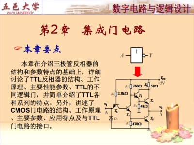 第2章 集成門電路 集成電路設(shè)計(jì)中的邏輯構(gòu)建基石